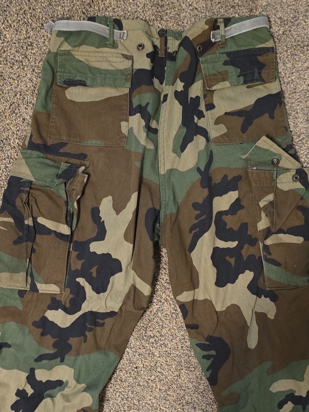 Camouflage Cargo Pants - Green/Brown Camo